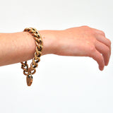 Rose Gold Curb Link Bracelet