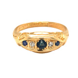 Sapphire & Diamond Ring
