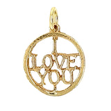 I Love You Charm