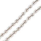 Silver Rope Link Collar