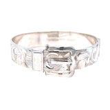 Silver Buckle Bangle