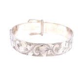 Silver Buckle Bangle