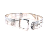 Silver Buckle Bangle