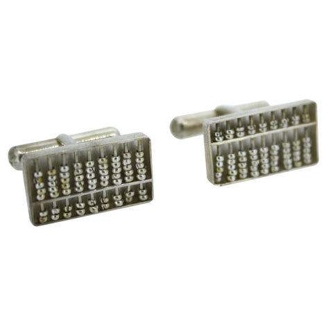 Silver Abacus Cufflinks