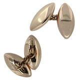Hallmarked Rose Gold Cufflinks