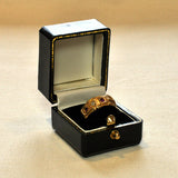 Ruby & Diamond Buckle Ring