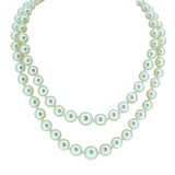 Pearl Necklace with 1920's Style Clasp