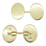 Plain Oval Cufflinks