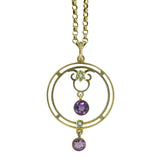 Amethyst & Pearl Necklace