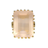 Rose Quartz Cocktail Ring