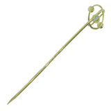 Sapphire & Pearl Tie Pin