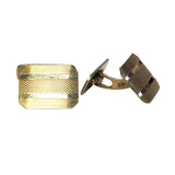Silver Cufflinks with Gold Onlay