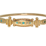 Victorian Pearl & Turquoise Bangle