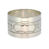 vintage silver napkin ring
