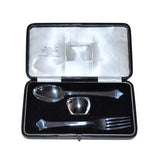 Vintage Silver Christening Set